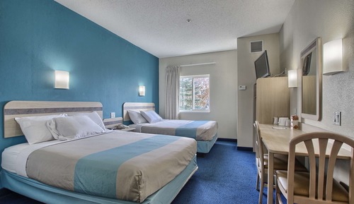Standard Room, 2 Queen Beds, Non Smoking, Refrigerator & Microwave