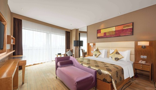 Executive Suite, 1 King Bed, Smoking, Garden View