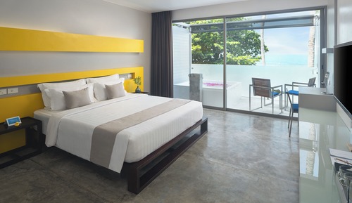 Deluxe Pool View Room with Terrace