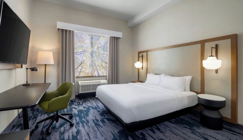 Room, 1 King Bed, Non Smoking (Mobility/Hearing Access, Roll-in Shwr)