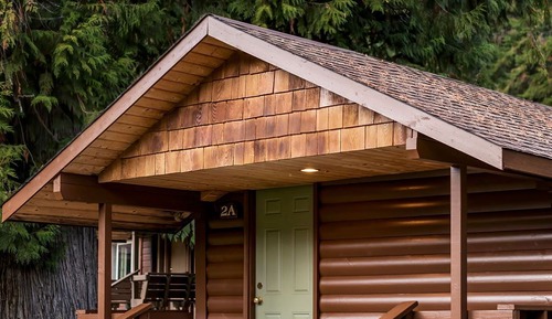 Superior Cabin, 1 King Bed, Fireplace, Mountain View