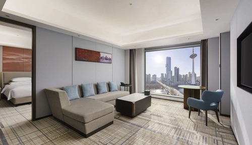 Swiss, Suite, 1 King Bed, City View