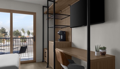Standard Room, 2 Double Beds, Balcony (Mobility & Roll-in Shower)