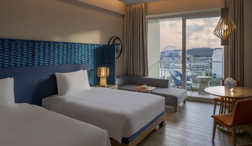 Room, 2 Twin Beds, Balcony, Park View