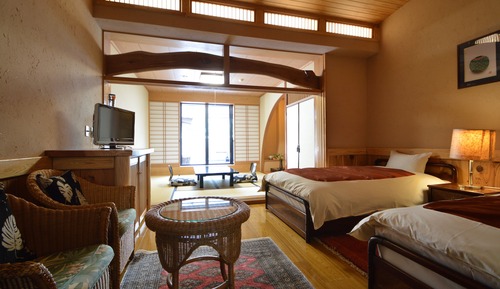 Superior Japanese-Western Style Room with Open-air Bath