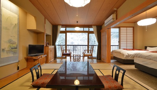 Riverside Room (No River View), Japanese-Western Style, 2 Rooms, Shared Bathroom - Main Building 2F