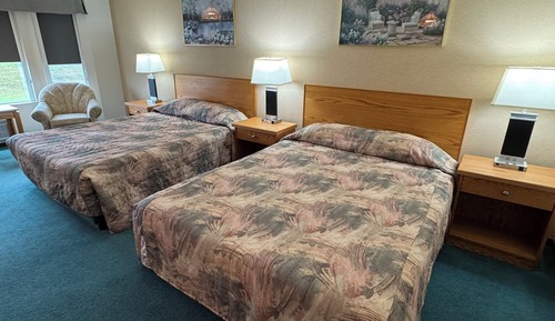 Double Room, 2 Queen Beds, Fireplace