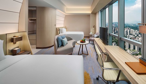 Premium Room, 2 Double Beds, City View