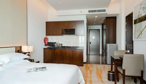 Sea View or City View Studio Room