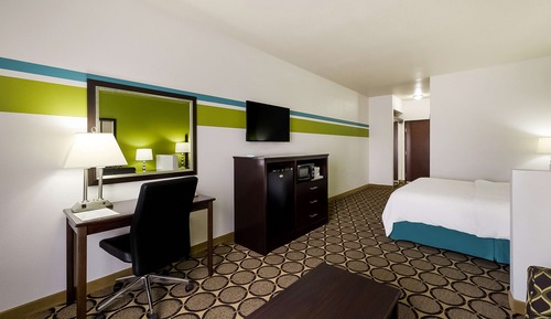 Standard Room, 1 King Bed, Non Smoking, Refrigerator & Microwave