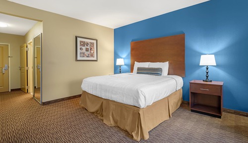 Standard Room, 1 King Bed, Non Smoking, Refrigerator & Microwave