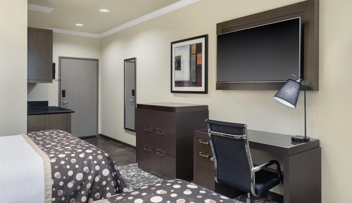 Standard Room, 2 Queen Beds, Non Smoking, Refrigerator & Microwave