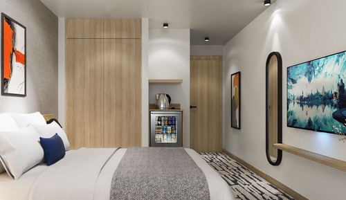 Deluxe Room, 1 Queen Bed, Pool View