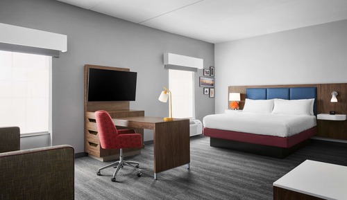 Studio, 1 King Bed with Sofa bed, Accessible (Hearing)