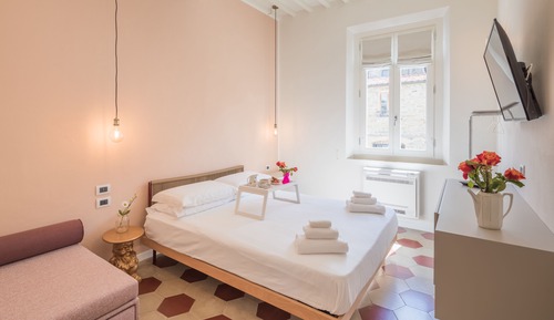 Design Triple Room, 1 Double Bed with Sofa bed, Kitchen, City View
