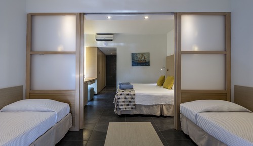 Family Room Sliding Door Side Sea View