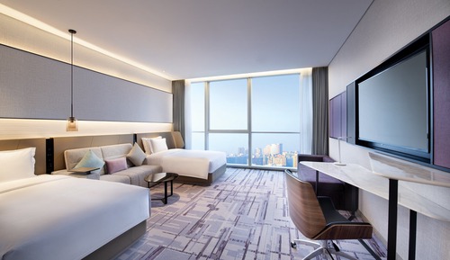 Standard Room, 2 Twin Beds, Club Lounge Access, Ocean View