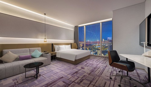 Standard Room, 1 King Bed, Club Lounge Access, Ocean View