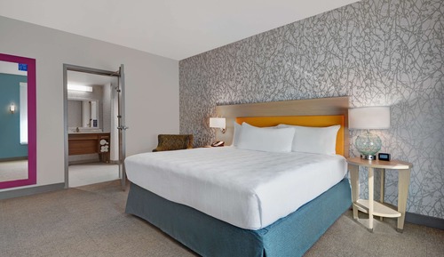 Studio, 1 King Bed, Accessible (Mobility & Hearing, Roll-in Shower)