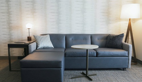 Suite, 1 King Bed with Sofa bed, Corner