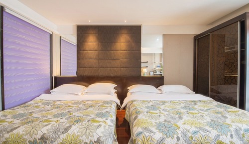 City Quadruple Room, 1 Bedroom, Kitchen, City View
