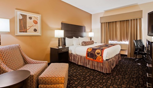 Standard Room, 1 King Bed, Non Smoking, Refrigerator & Microwave