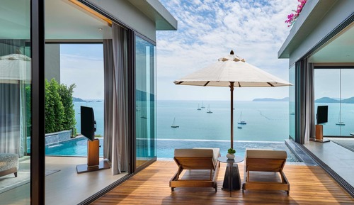 Villa, 2 Bedrooms, Sea View (24 hrs. butler service)