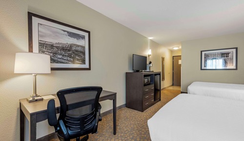 Standard Room, 2 Queen Beds, Non Smoking, Refrigerator & Microwave