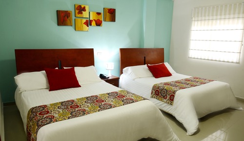 Family Triple Room, 2 Double Beds, Non Smoking