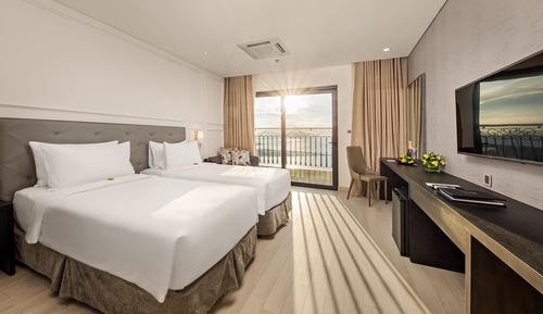 Executive Twin Room, Balcony, Bay View