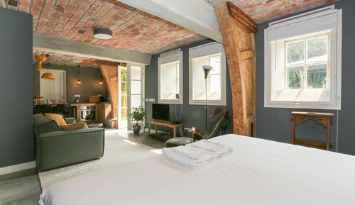 Design Studio, 1 King Bed, Terrace, Garden View
