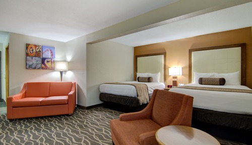 Mini Suite, 2 Queen Beds, Non Smoking
