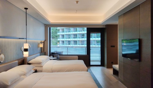 Room, 2 Double Beds, Balcony, Resort View