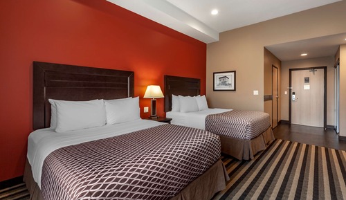 Standard Room, 2 Queen Beds, Non Smoking, Refrigerator & Microwave