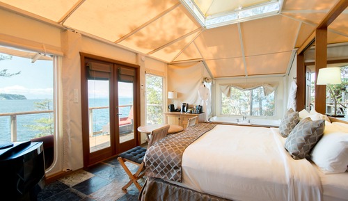 Premium Tent, 1 King Bed, Jetted Tub, Ocean View