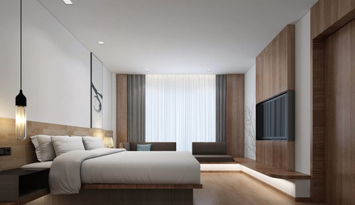 Deluxe Room, 1 King Bed, City View