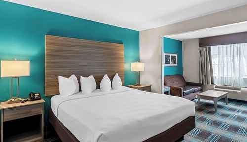 Suite, 1 King Bed, Non Smoking, Refrigerator & Microwave