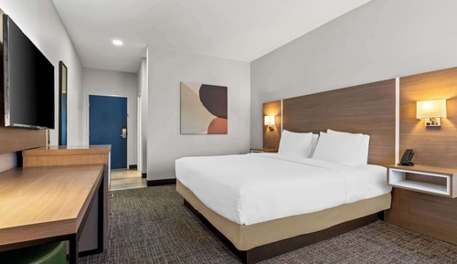 Room, 1 King Bed, Accessible (Mobility & Hearing, Roll-in Shower)