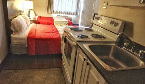 Two Queen Bed With Kitchen, Non-Smoking (Non-Pet Friendly)
