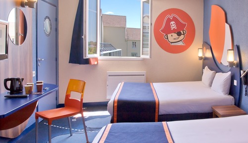 Quadruple room, bunkbed,  with access to aquapark