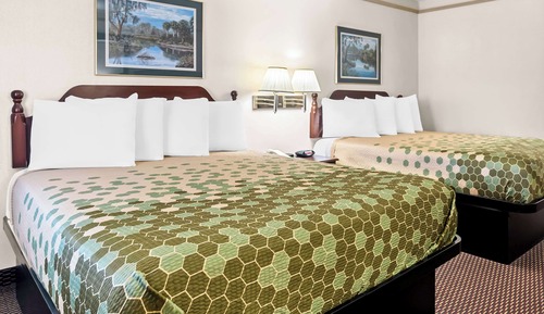 Standard Room, 2 Queen Beds, Non Smoking, Refrigerator & Microwave