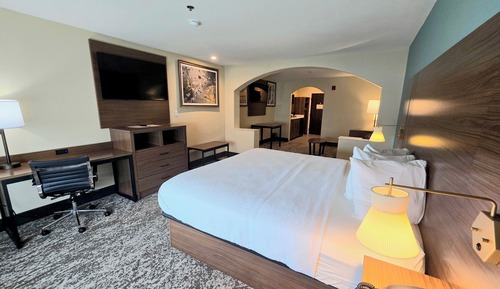 Suite, 1 King Bed, Non Smoking, Refrigerator & Microwave