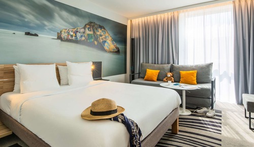 Family Twin Room, 1 Double Bed with Sofa bed
