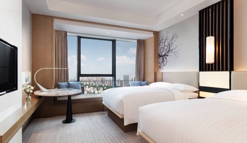 Room, 2 Double Beds, City View