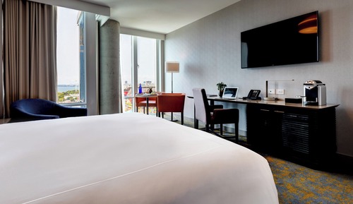 Deluxe Room, 1 King Bed, Roll-in Shower