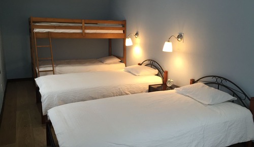 Family Room, Shared Bathroom