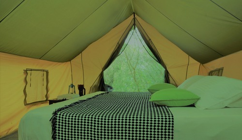 Tent, Accessible, Garden View