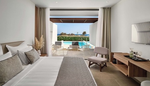 Double Room, Private Pool, Sea View
