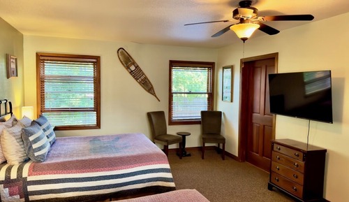 Aspen Room, 2 Double Beds, Ground Floor