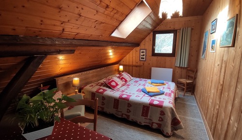 Double or Twin Room, Private Bathroom, Mountain View (Arechettaz)